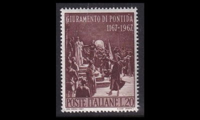 Italia 1242 ** Pontidan vala 800v (1967)