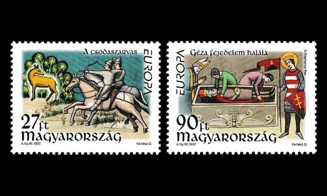 Unkari 4455-6 ** Europa myytit ja legendat (1997)