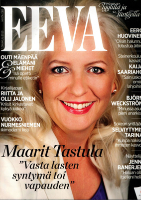 Eeva n:o 10 2010 Maarit. Ava & Frank. Eero. Outi. Jenni.