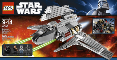 Lego 8096 Emperor Palpatine's Shuttle ( Star Wars ) 2010