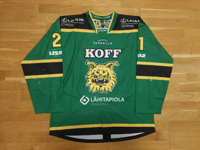Game Worn Järventie #21 Ilves Tampere jääkiekko