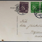 Sotilaspostikortti kulk. 1940, Alvajärvi, Helga Sjöstedt - pikkukuva 1