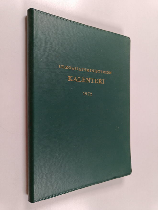 Ulkoasianministeriön kalenteri 1972