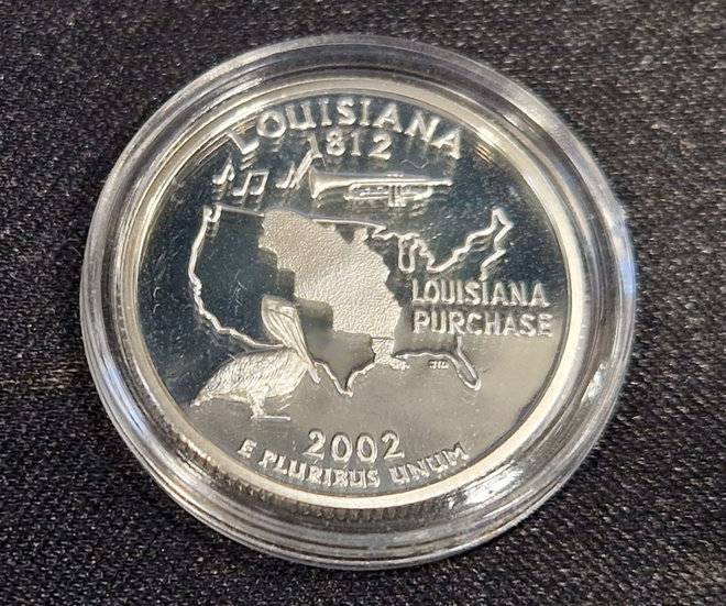USA Hopea Louisiana quarter 2002-S
