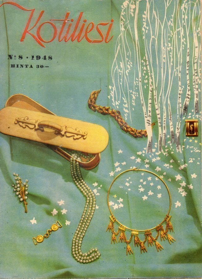 Kotiliesi n:o 8 1948 Paperinukke Kerttu-Silo tyttö n:o 2