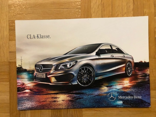 Esite Mercedes CLA-sarja C117 vuodelta 2013