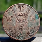WTH - 1935. Pronssivärinen. Halkaisija - 20 mm. - pikkukuva 5