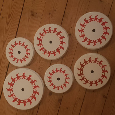 Jouluiset liesisuojat 6 kpl, Finel?