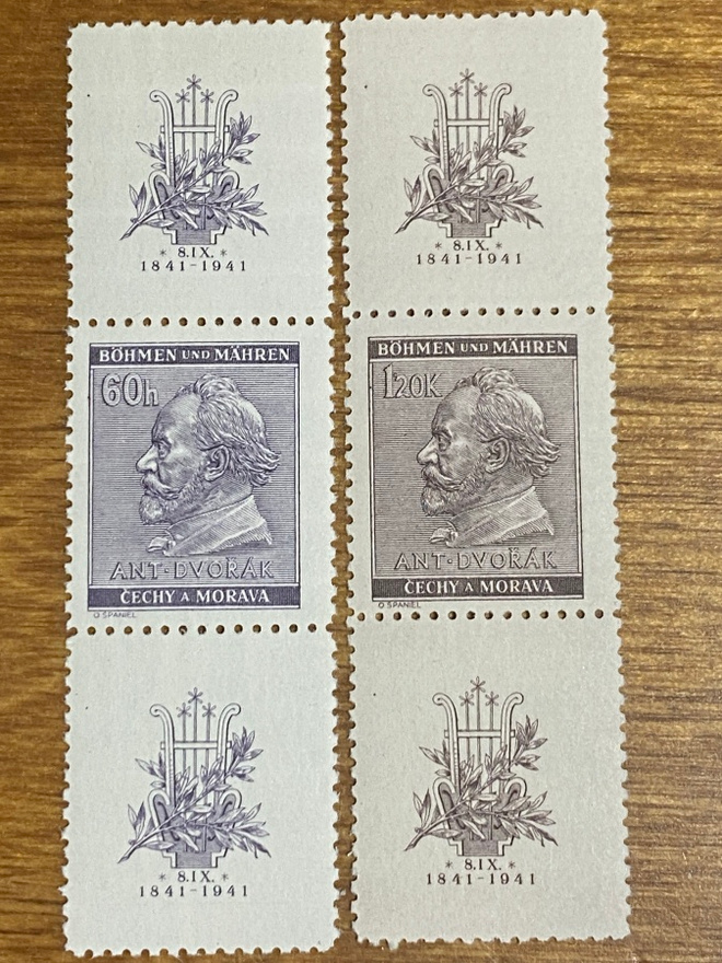 SAKSA BÖHMEN MÄHREN ANTONIN DVORAKIN SYNTYMÄSTÄ 100 VUOTTA**