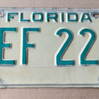 USA rekisterikilpi FLORIDA verotarra 1982 - pikkukuva 1