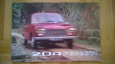 Esite Peugeot 204, 1973