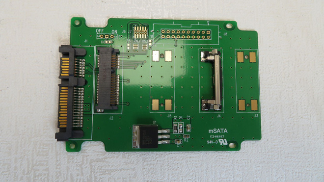 mSATA-SATA-adapterei 2.5"