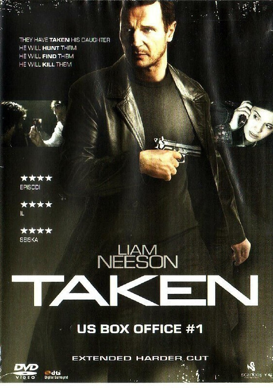 dvd, Taken. Extended Harder Cut (Liam Neeson) [toiminta, tri