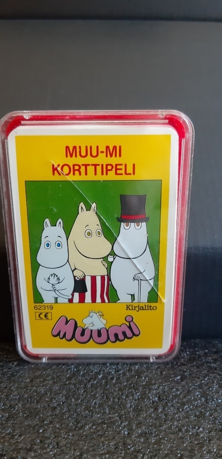 Muumi vintage korttipeli hieno kunto