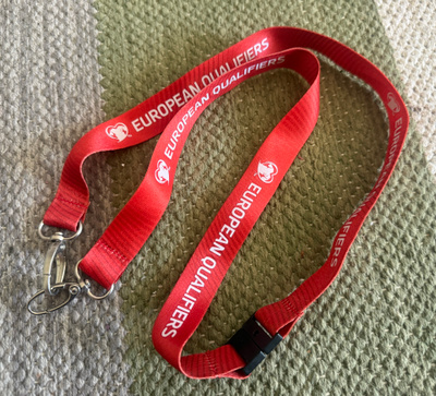 AVAINNAUHA / LANYARD - UEFA EUROPEAN QUALIFIERS