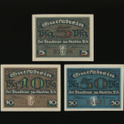 Saksa Notgeld 5, 10, 50 Pfennig, Kahla 1920 - pikkukuva 1