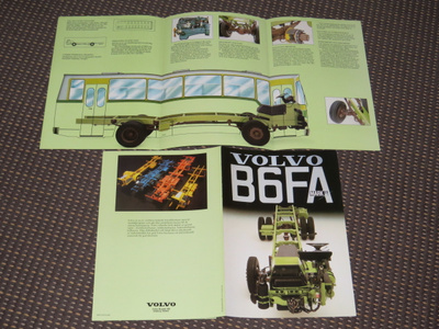 1982 Volvo B6FA Mark II bussi esite - KUIN UUSI