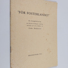 Urho Kekkonen : "För fosterlandet" - pikkukuva 1