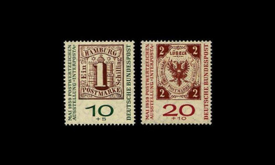 Saksa 310-1b ** Postimerkkinäyttely INTERPOSTA (1959)