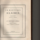 Kaila: J. R. Mäntysen eläimiä, WSOY 1928, nahkasidos, K3 ++ - pikkukuva 2