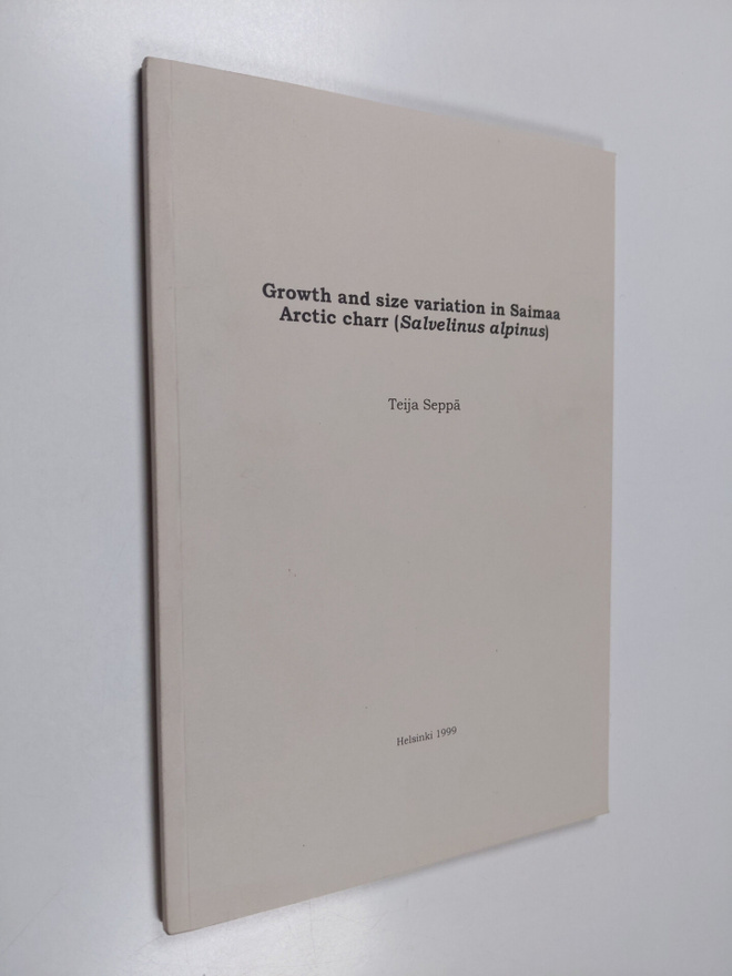Teija Seppä : Growth and size variation in Saimaa arctic ...