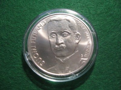 Suomi 10e hopea juhlaraha C. G. E. Mannerheim - 2003