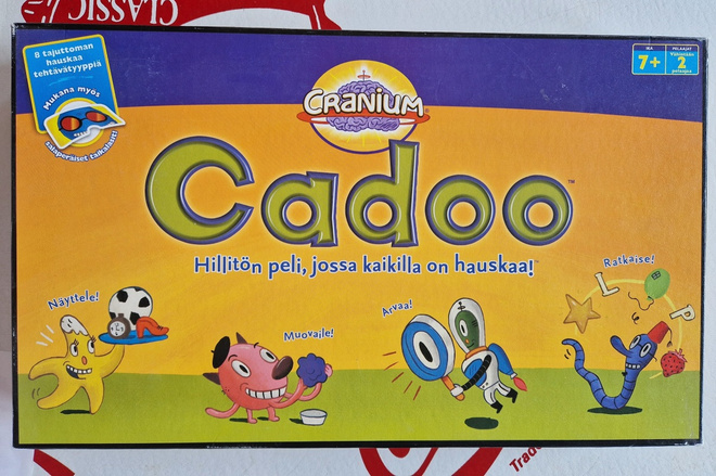 Cranium Cadoo Lautapeli.  Uudenveroinen 2001