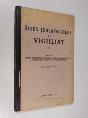 Öinen juhlapalvelus eli vigiiliat 1