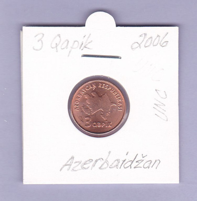 Azerbaidzan 3 Qapik v.2006 UNC KM#40