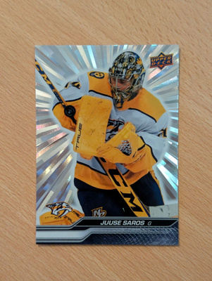 2023-24 Upper Deck Juuse Saros Outburst