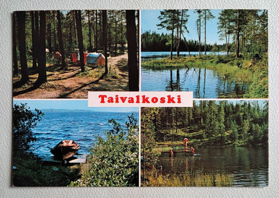 Postikortti: Kylmäluoman retkeilyalue, Taivalkoski