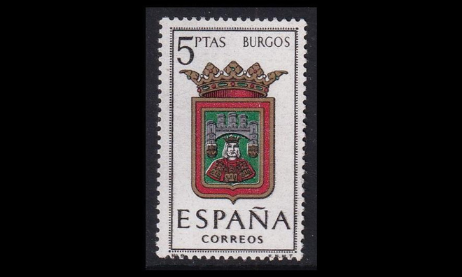 Espanja 1339 ** Vaakuna Burgos (1962)