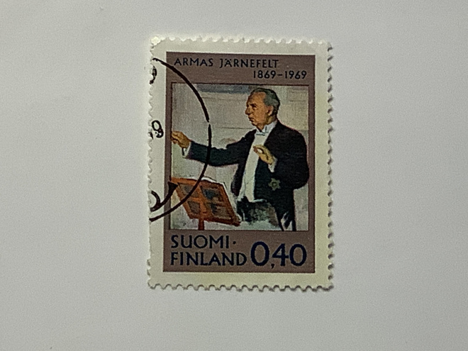 661 / 1969 Armas Järnefeltin o leimattu