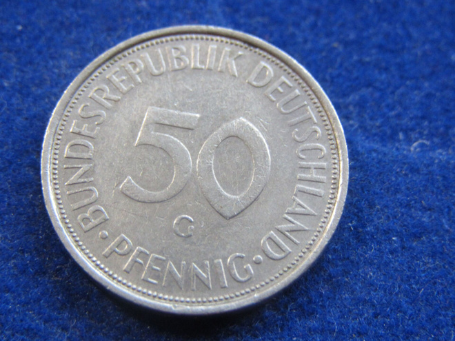 50 pfennig 1972G. Länsi-Saksa. West Germany