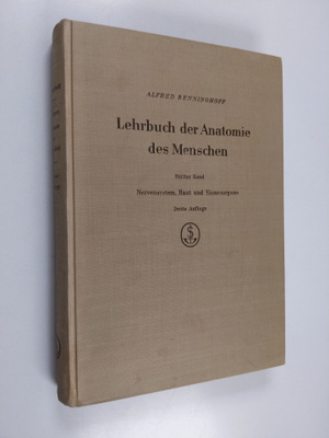 Carl Gegenbaur : Lehrbuch der Anatomie des Menschen Dritt...