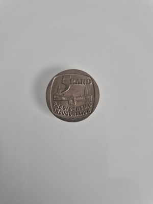 Etelä-Afrikka kolikko 1994 5 rand (14612)