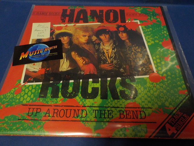 HANOI ROCKS - UP AROUND THE BEND EX-/EX+ 12'' MAXI
