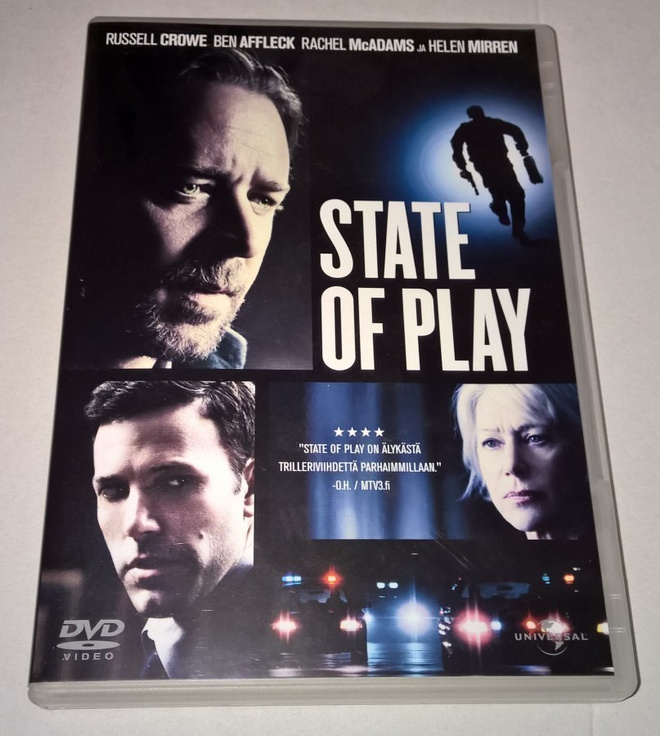 STATE OF PLAY    DVD