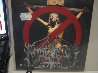MARDUK - SLAY THE NAZARENE 7" EP EX/EX