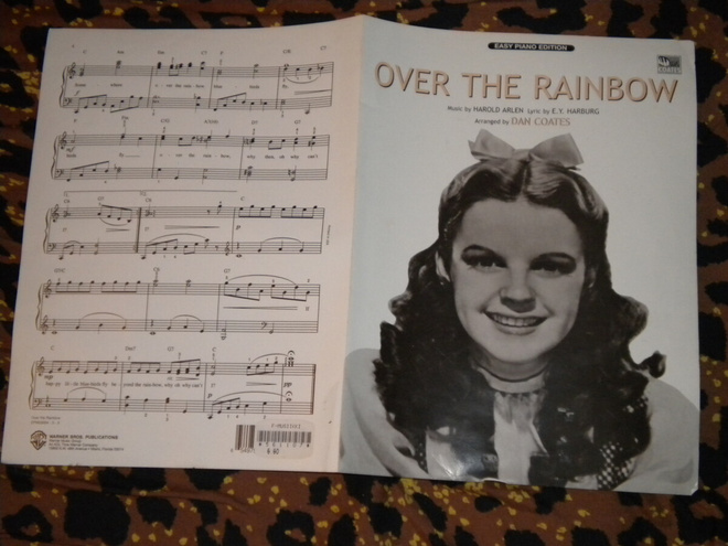 Nuottivihko - JUDY GARLAND - Over The Rainbow 1966 (1939)
