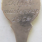 VANHA Palkinto Lusikka KIF Jalkapallo Seura Hopeaa 1952 - pikkukuva 3