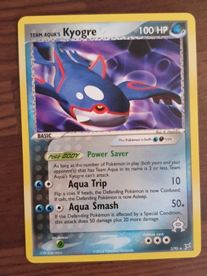 Pokemon Team Aqua's Kyogre 3/95