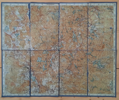 kartta Sippola IV:R SK-leima Miehikkälä Viro- ja Vehkalahti