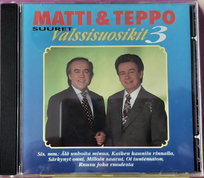 MATTI &TEPPO-SUURET VALSSISUOSIKIT 3-CD,MTRCD-124,v.1998 MTR