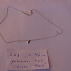 Ag (hopea), perhosriipus ketjulla - 2,2 g (6) - pikkukuva 2