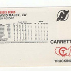 David Maley 88-89 Carretta Trucking NJ Team Issue - pikkukuva 2