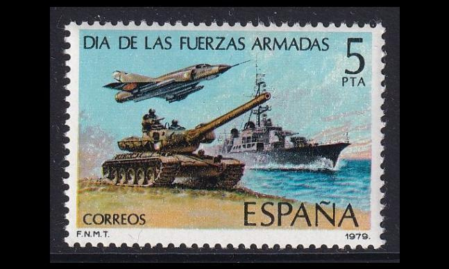 Espanja 2417 ** Armeijan päivä (1979)