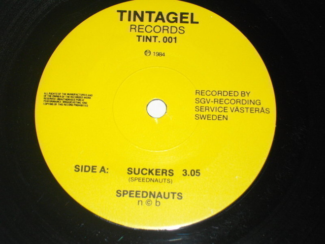 7" SPEEDNAUTS - Suckers - single 1984 hard rock EX