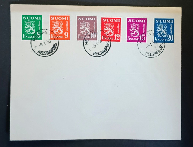 1950 FDC Yleismerkit - Lape 120 €