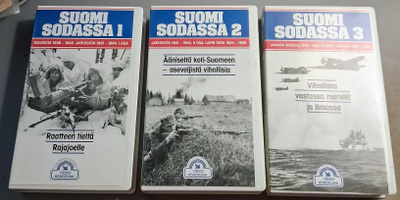 SUOMI SODASSA 1939-1945 - VIDEOT X3+lehtinen
